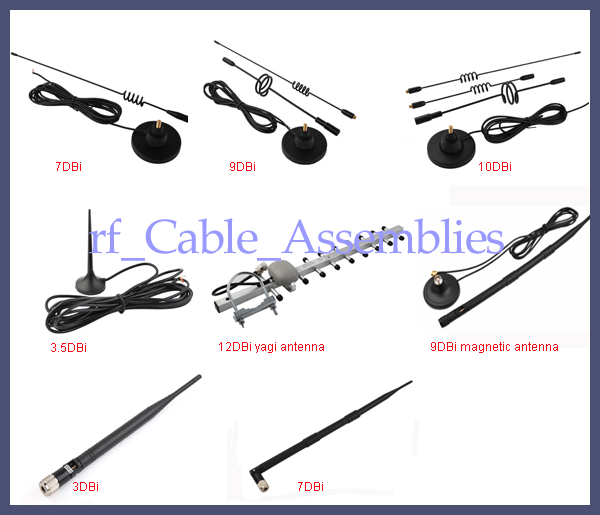 3G/4G LTE Dual Omni-Directional 9dBi 800-2600MHz Antenna TS9 3m cable