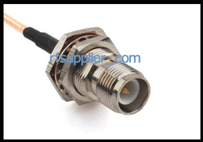 SSMB female right angle to RP TNC female RF pigtail cable RG174